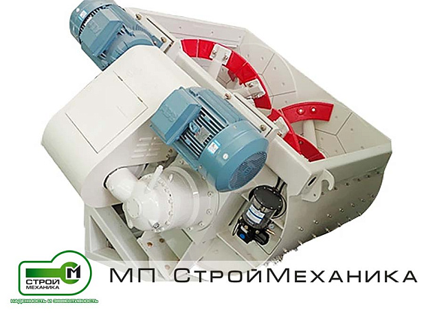 Двухвальный спиральный бетоносмеситель CDS5000